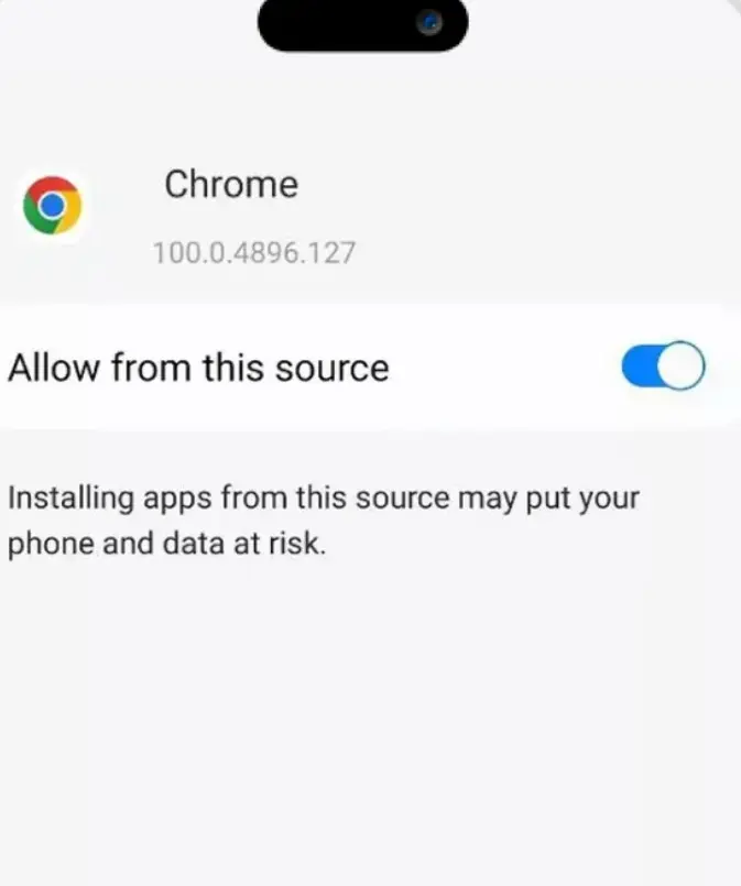 Allow Installation from unknown sources Parimatch 