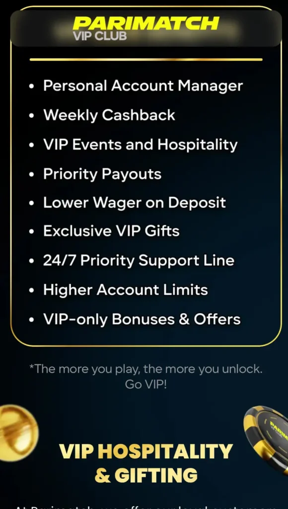 VIP Club Benefits 