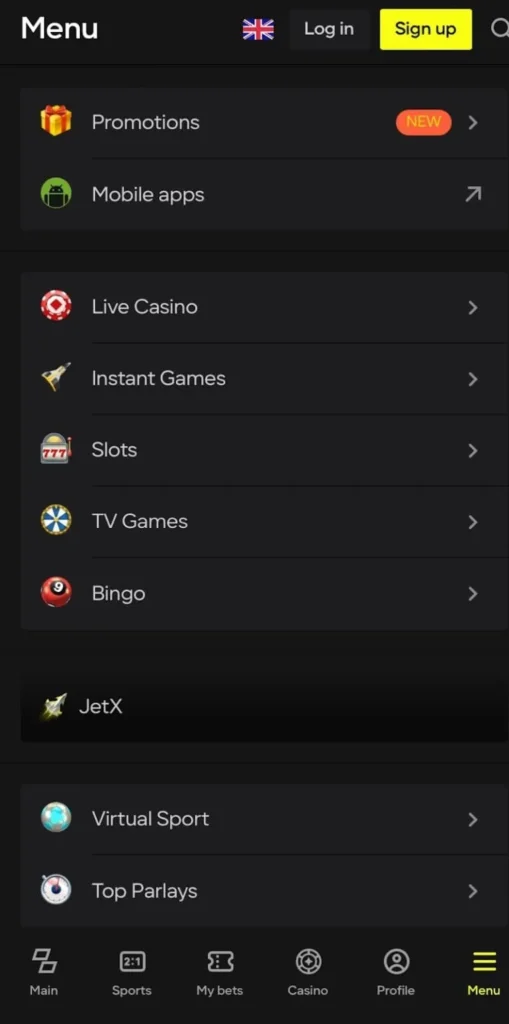 Parimatch Casino Games