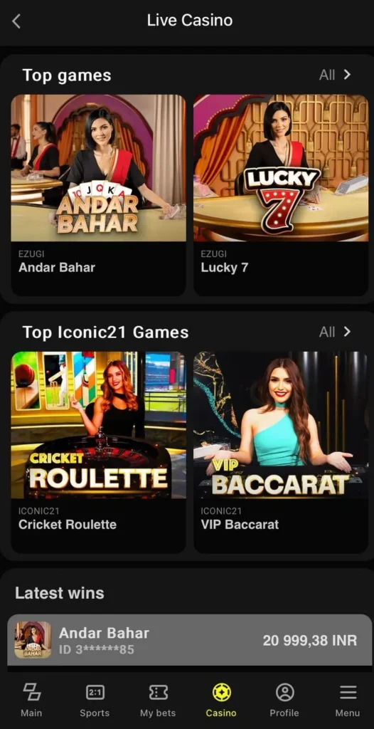 Parimatch Andar Bahar