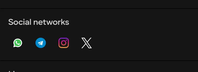 Social networks at Parimatch