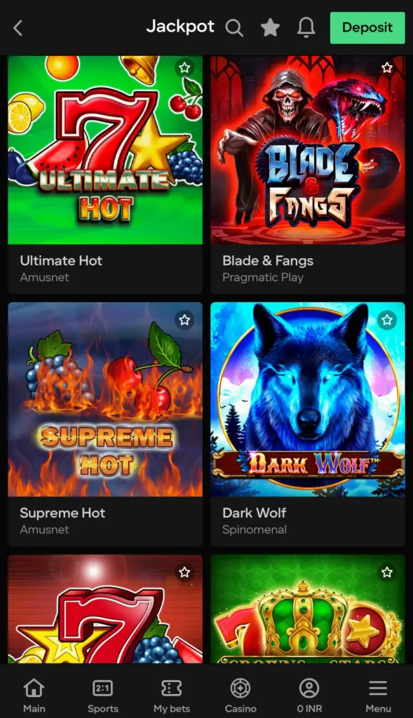 Parimatch Jackpot Slots 