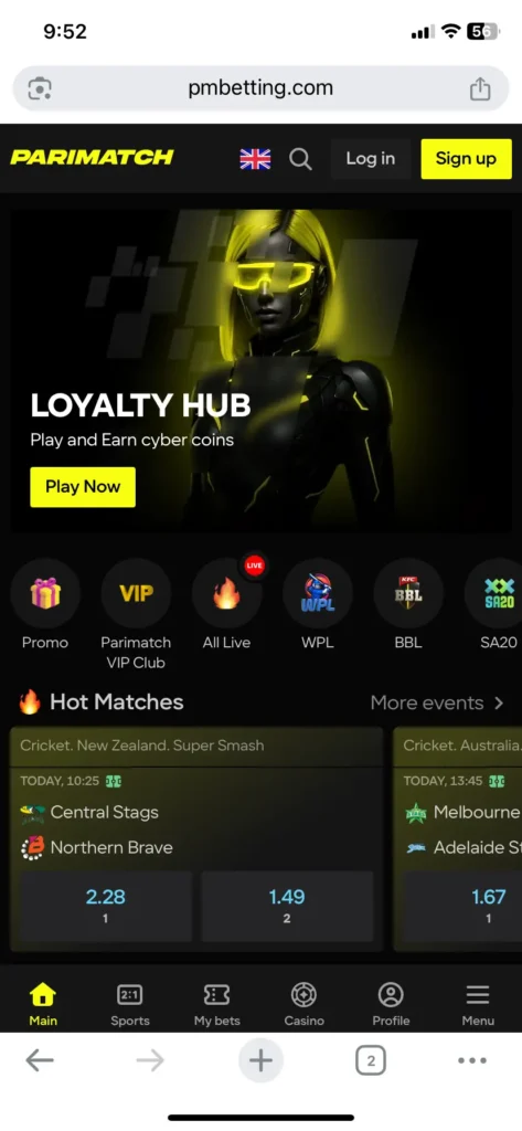 VIP Parimatch Program 