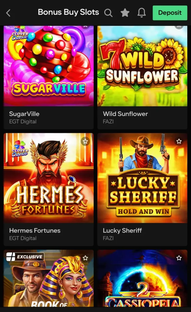 Bonus Buy Slots at Parimatch