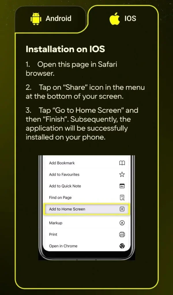 Parimatch iOS app download