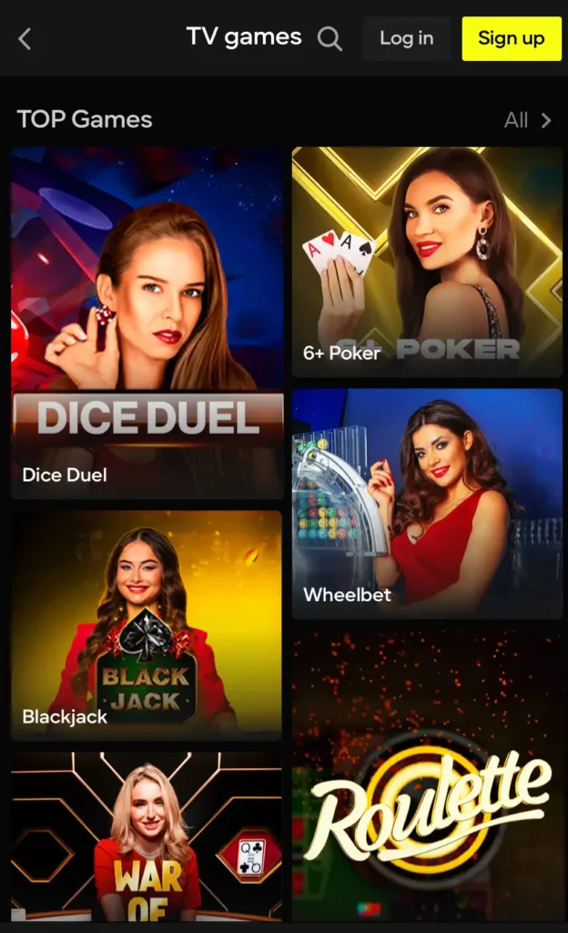 TV Games on Parimatch