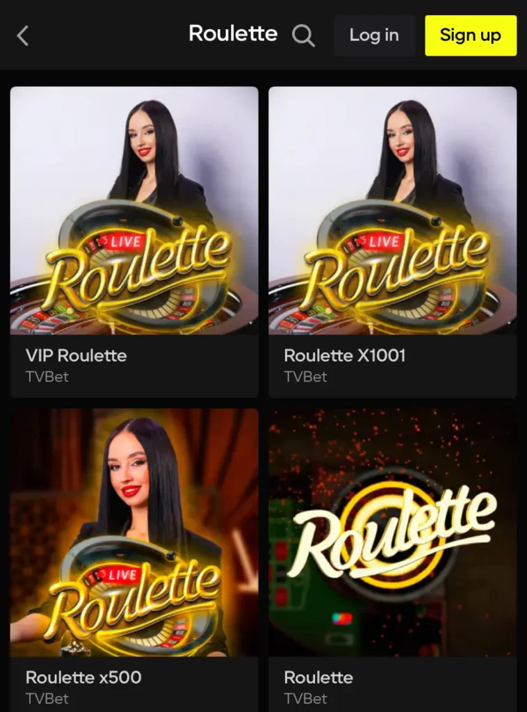 TV Games Roulette 